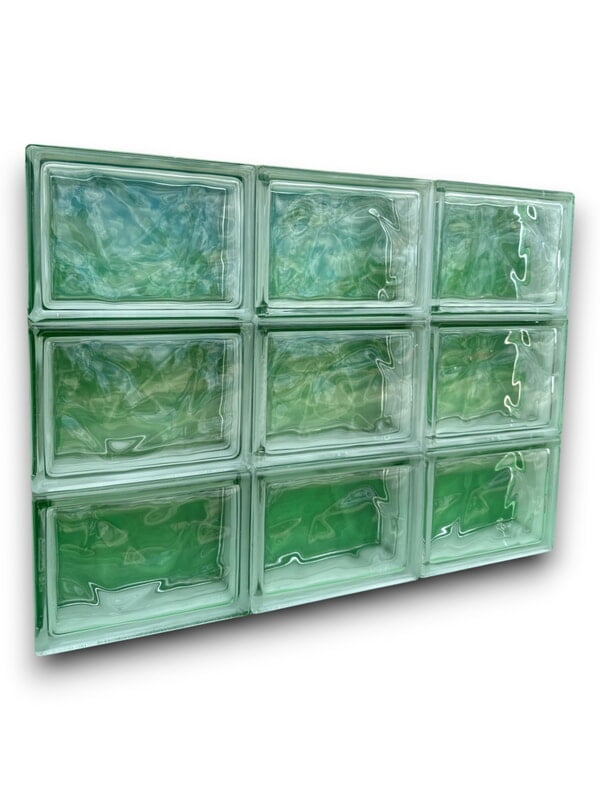 Frameless Wave Pattern Non-Vented Glass Block Window (23 1/4 x 17 1/4), QTY: 1