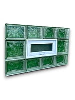 Glass Block Window (31 1/8 x 19 1/4), QTY: 1 Glass Block Window (31 1/8 x 19 1/4), QTY: 1