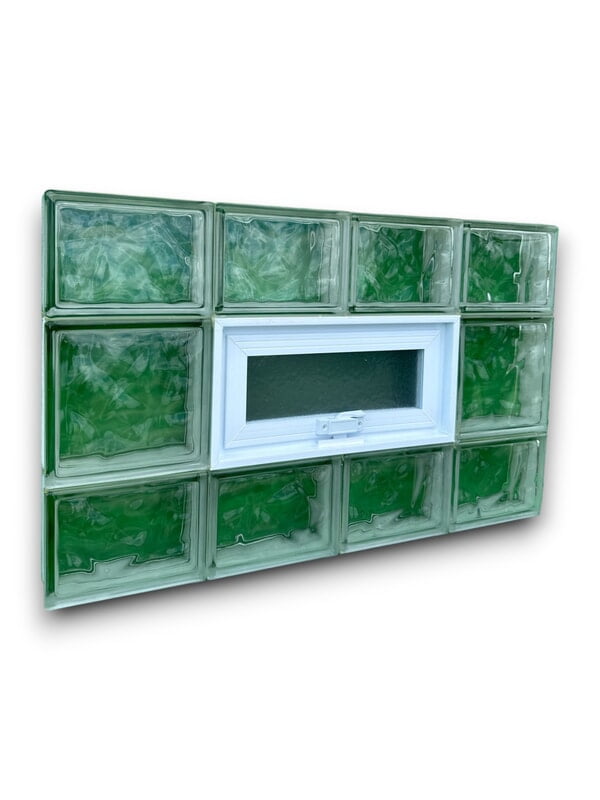 Glass Block Window (31 1/8 x 19 1/4), QTY: 1 Glass Block Window (31 1/8 x 19 1/4), QTY: 1