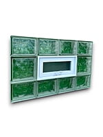 Glass Block Window (32 3/4 x 19 1/4), QTY: 1 Glass Block Window (32 3/4 x 19 1/4), QTY: 1