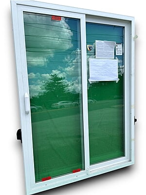 VINYL PATIO SLIDING DOOR - Left Panel Active (59 1/4 x 79 3/8), QTY: 4