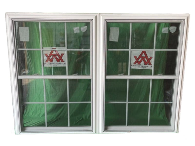 Advanced Vinyl Double Hung Windows 77.875 x 54.750