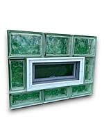 Glass Block Window (23 1/4 x 17 1/4), QTY: 1 Glass Block Window (23 1/4 x 17 1/4), QTY: 1