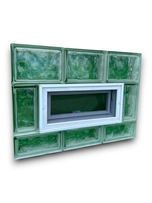 Glass Block Window (23 1/4 x 17 1/4), QTY: 1 Glass Block Window (23 1/4 x 17 1/4), QTY: 1