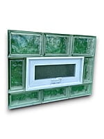 Glass Block Window (23 1/4 x 17 1/4), QTY: 1 Glass Block Window (23 1/4 x 17 1/4), QTY: 1
