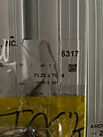 VINYL PATIO SLIDING DOOR (71 1/4 x 79 3/8) VINYL PATIO SLIDING DOOR (71 1/4 x 79 3/8)