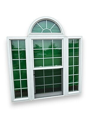 Double Hung Window With Sidelight And Transom (71 1/2 x 79 1/2)