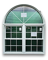 Advanced Vinyl Twin Double Hung Window With Arch (77 7/8 x 93 3/4) Advanced Vinyl Twin Double Hung Window With Arch (77 7/8 x 93 3/4)