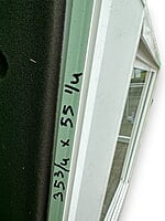 Double Hung Window With Frosted Glass (35 3/4 x 55 1/4) Double Hung Window With Frosted Glass (35 3/4 x 55 1/4)