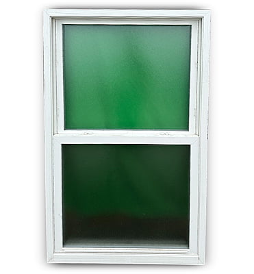 Double Hung Window With Frosted Glass (35 3/4 x 55 1/4)